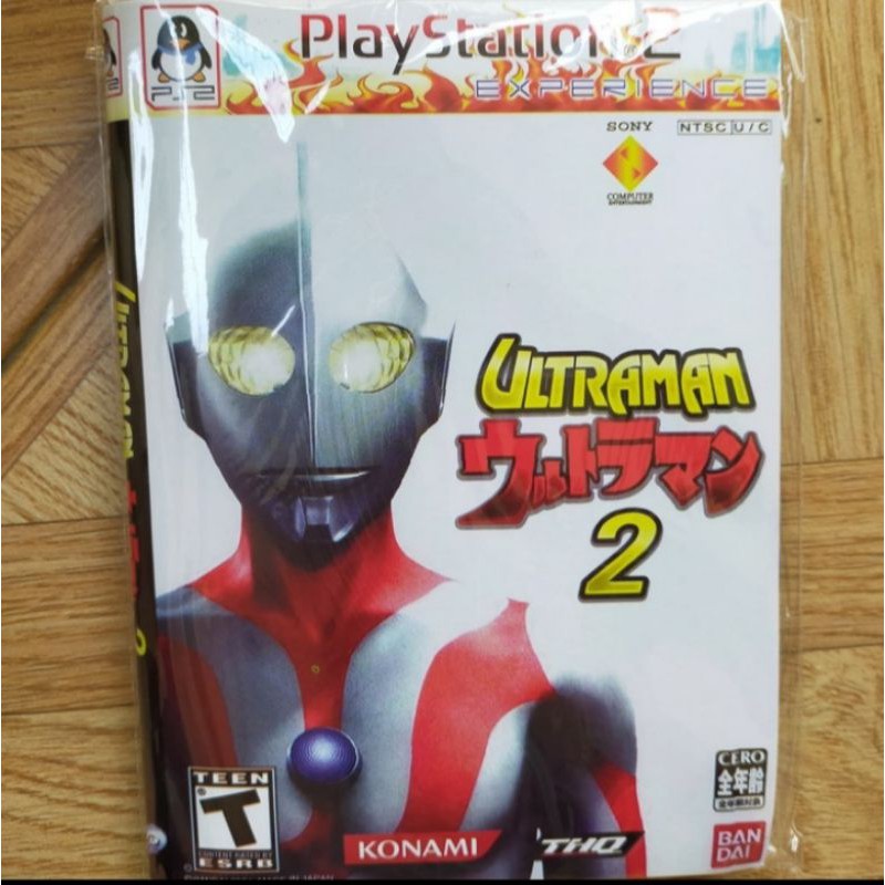 Kaset Game PS 2 - Play Station 2 Ultraman Fighting Evolution 2