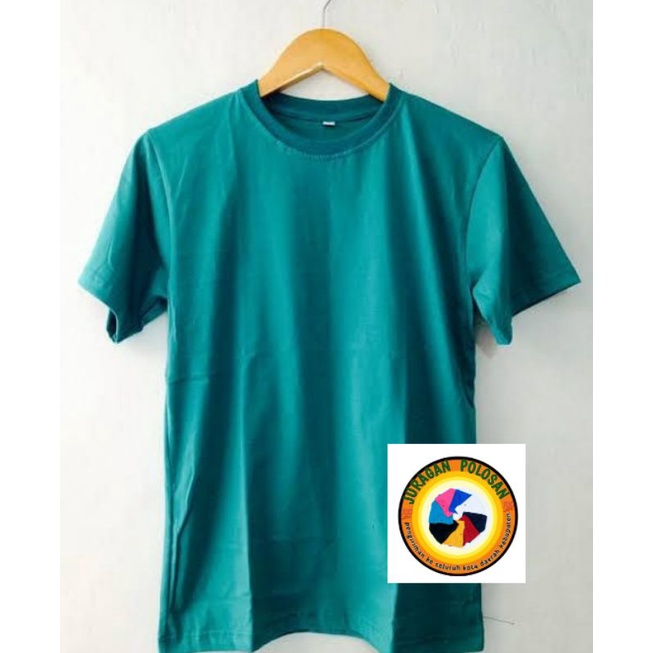 kaos polos hijau tosca pria