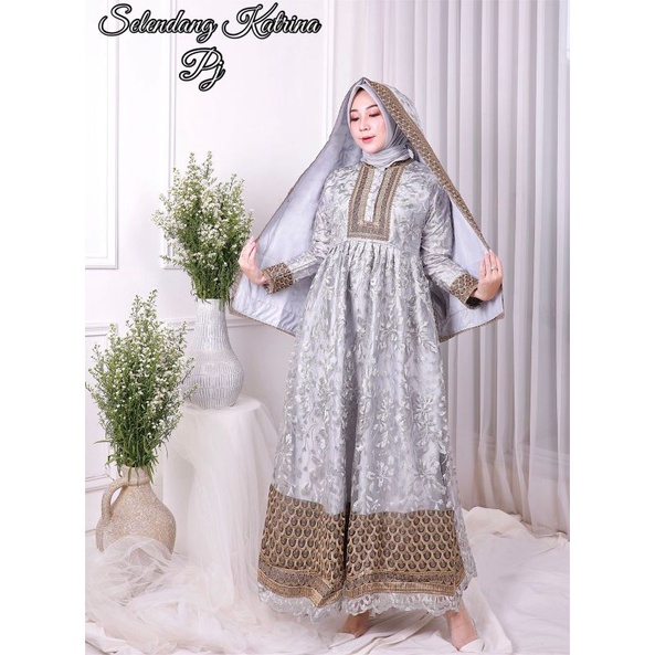 Gamis Selendang Katrina Ekslusif Original Pelangi Jaya Butik-4