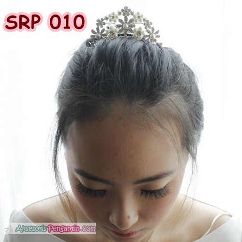 [BISA COD] BRIDAL HAIRPIECE PERNIKAHAN ASESORIS PESTA WANITA MINI SRP010