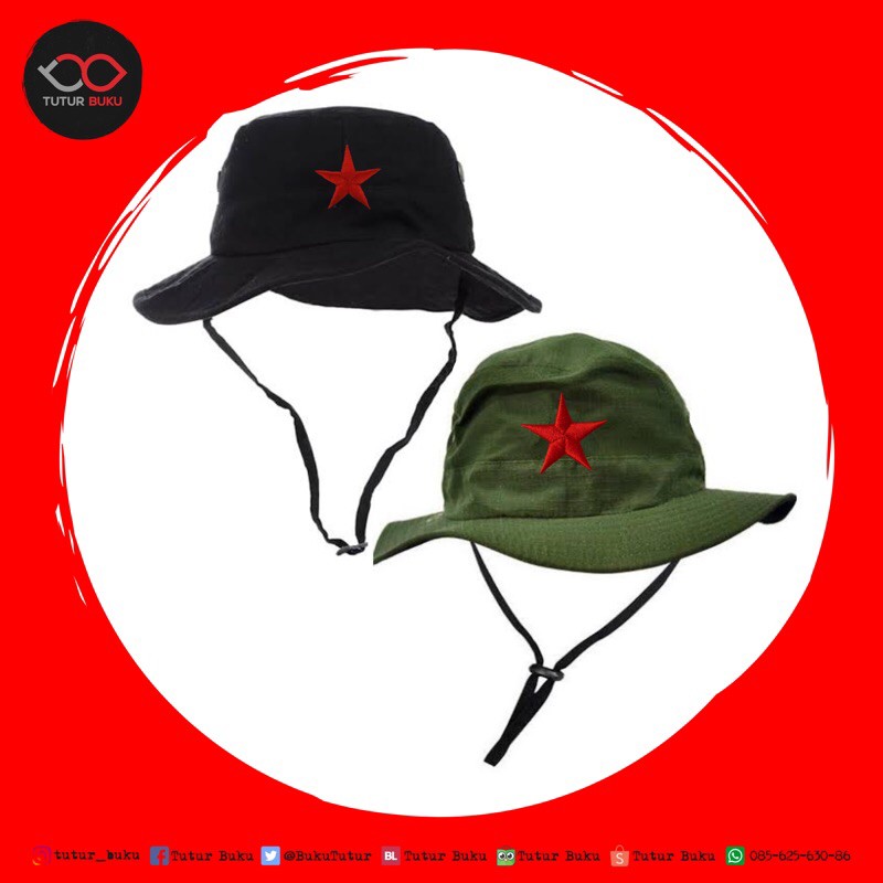 Topi Rimba Bintang Merah