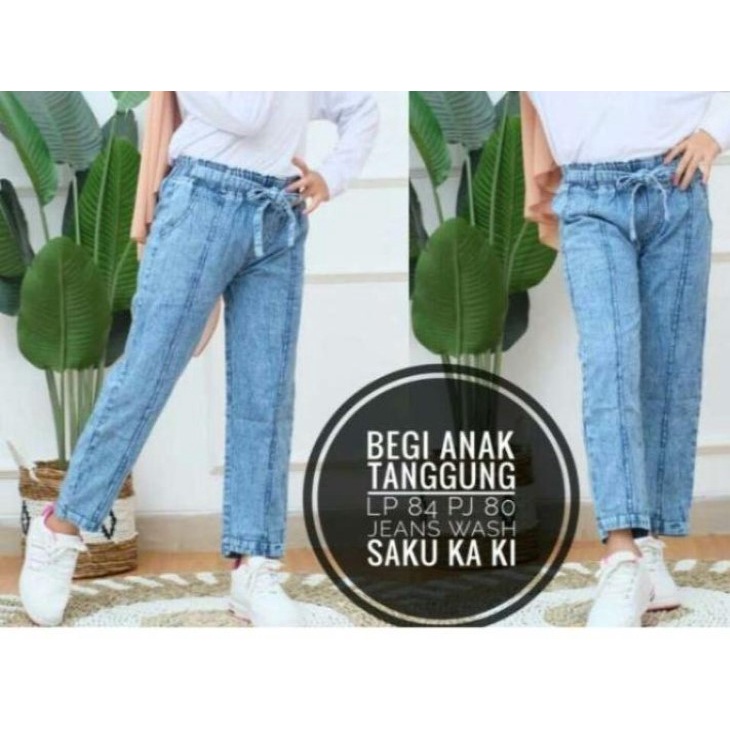 Celana Jeans Anak Perempuan Kekinian Warna Light Snow Terbaru Best Seller Usian 7 samapai 12 Tahun Jins anak Cewek