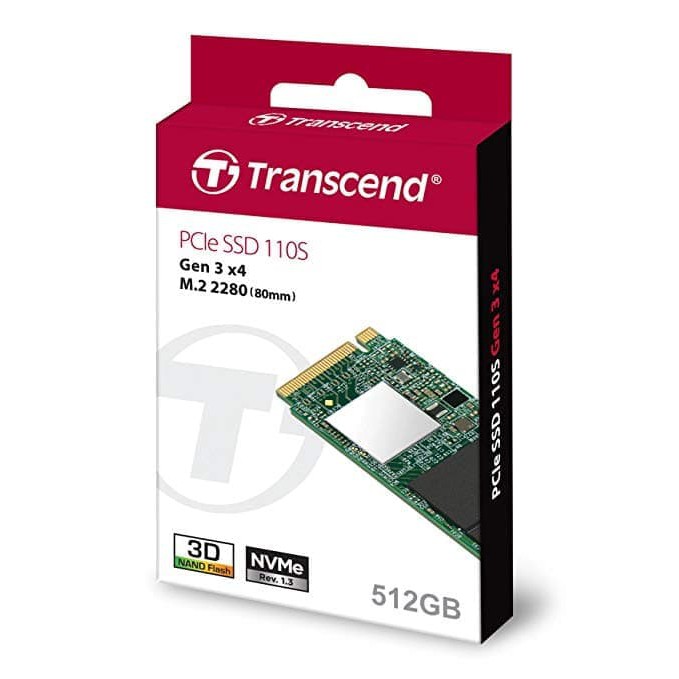 Transcend TS512GMTE110S 512GB NVMe SSD M.2 2280 PCIe Gen3 x4