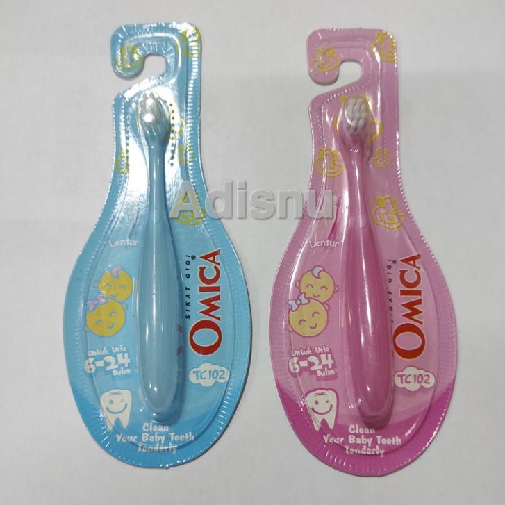 Sikat Gigi Bayi Omica Baby Teeth Tenderly Usia 6 Sd 24 Bulan TC102