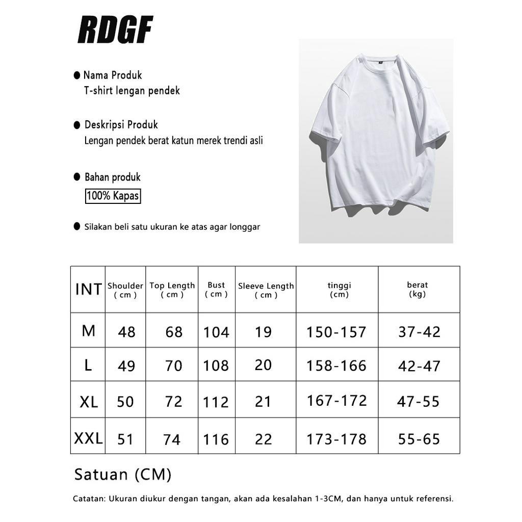 RDGF kaos kekinian kaos kekinian pria kaos wanita korean style beruang stroberi kaos oversize h m (kapas 100%)/A0106