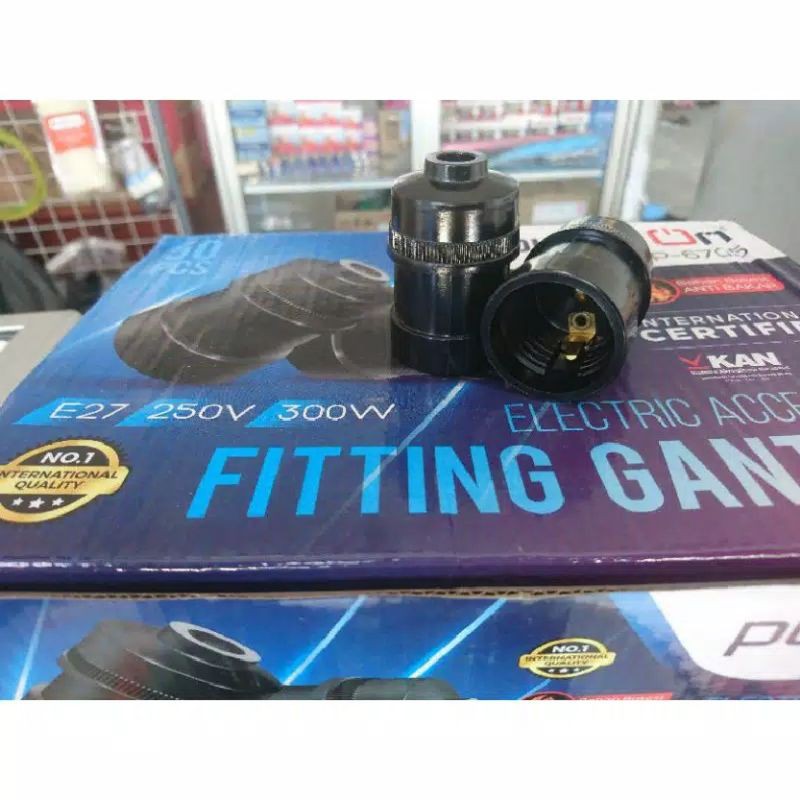 (Termurah) Fiting gantung model broco kualitas broco fiting gantung lampu fiting broco