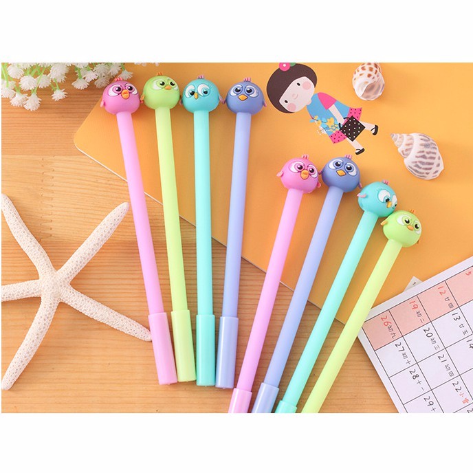 

Pulpen Gel Colorful Bird 0.38mm