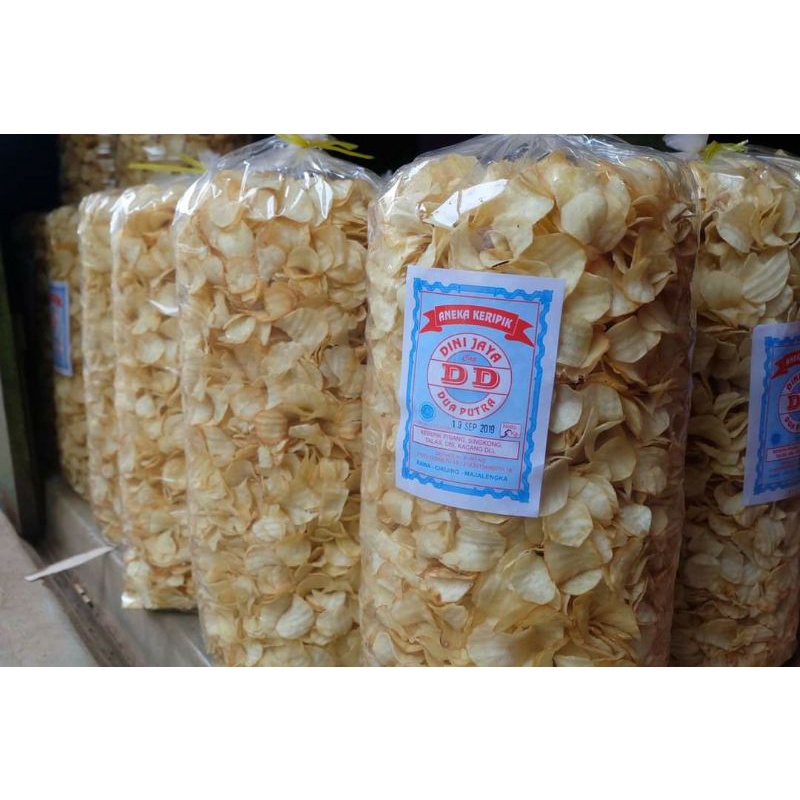 KRIPIK SINGKONG ASIN 250gr / KRIPIK SINGKONG / SNACK KILOAN MURAH/ CAMILAN MURAH