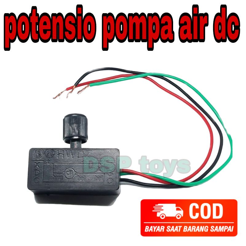 Dimmer potensio pengatur kecepatan motor dc