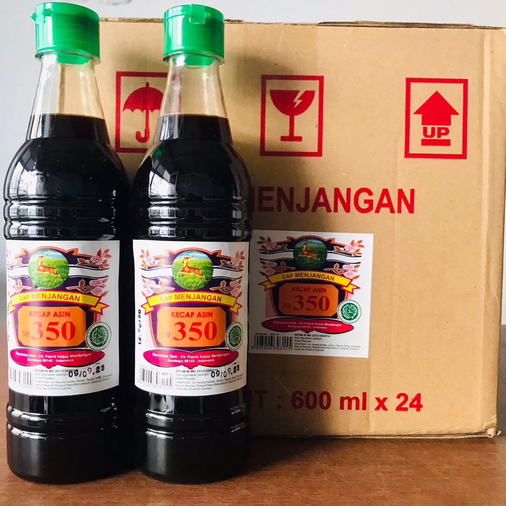 KECAP ASIN MENJANGAN NO. 350 CHINESE SALTY SOY SAUCE 600ML