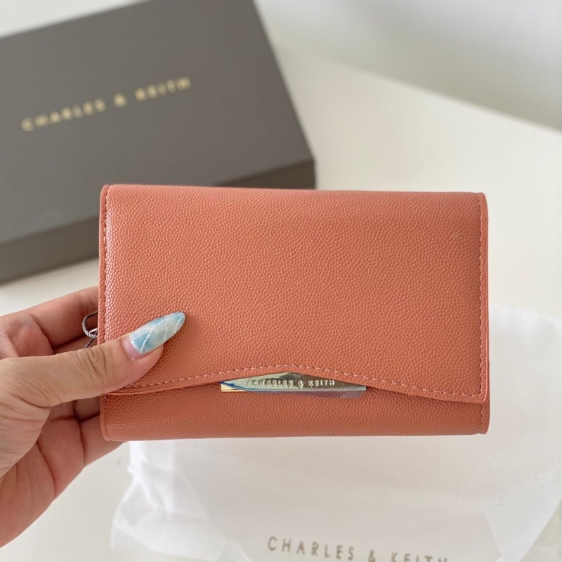 DOMPET WANITA IMPORT CK CNK FRONT FLAP WALLET ORI | Vente Gallery-Clay Polos + Box