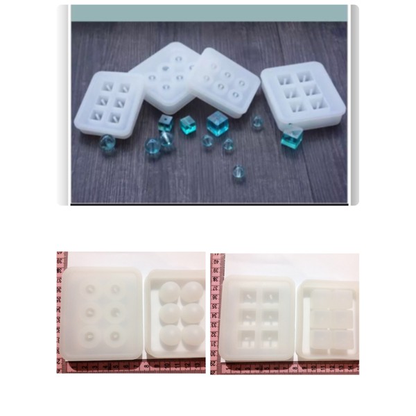 mold resin beads mold manik manik kreasi mold manik segi empat