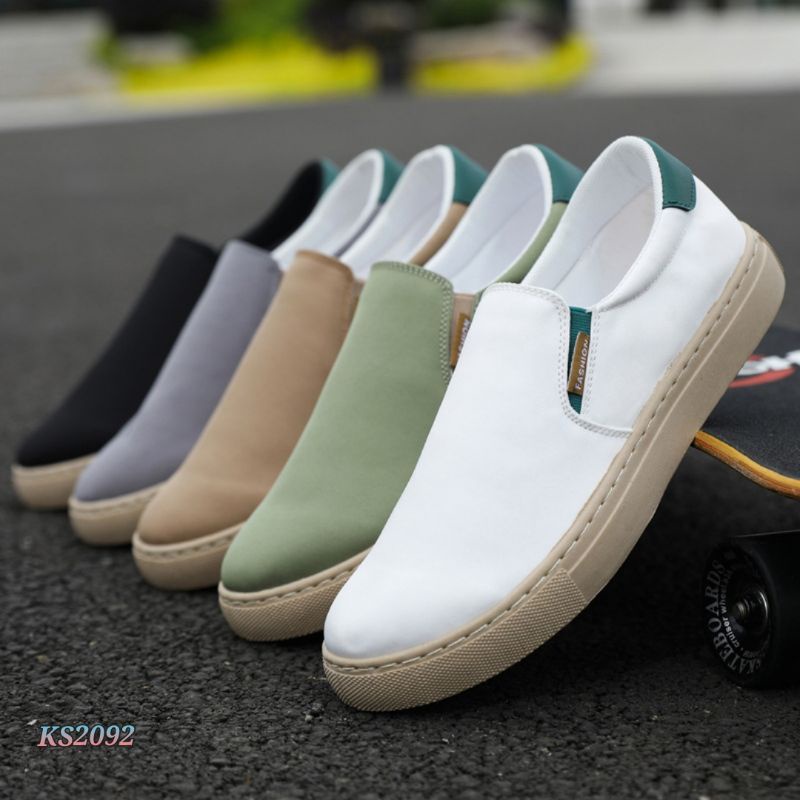 [NEW] KANOSUE MEN SLIP ON CASUAL ANTISLIP KS2092 KS #Realstock