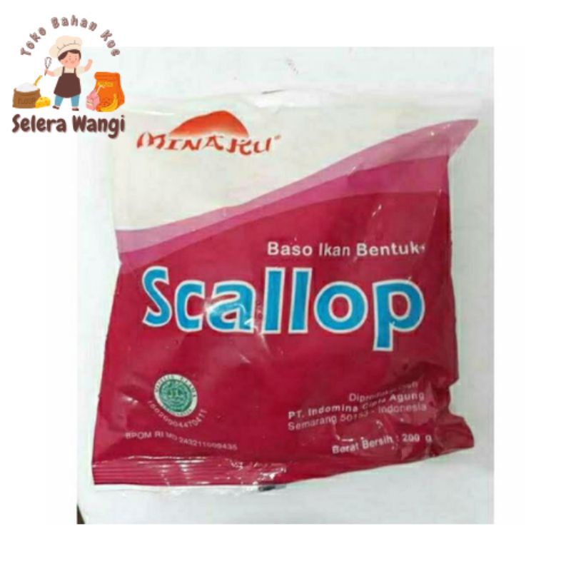 

FROZEN MINAKU BAKSO IKAN BENTUK SCALLOP (BASO FROZEN) 200 GR