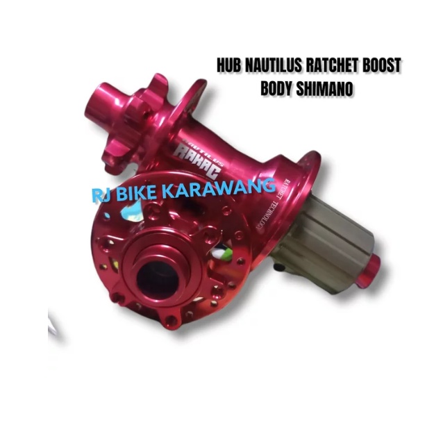 HUB NAUTILUS RATCHET RAKAC BOOST 32 HOLE BODY STANDARD BEARING