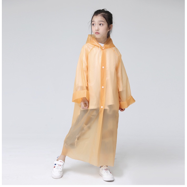 babyfit jas hujan raincoat PEVA anak cewek cowok unisex 7-12thn yy-0628rp