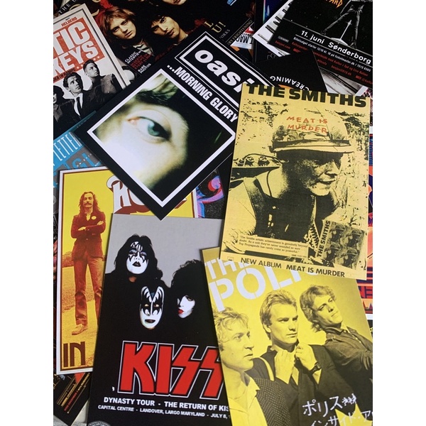 [30 Pcs] Poster Punk / Rock / Metal / Poppunk / Hardcore / Skinhead Band Indie Vintage Kamar Retro