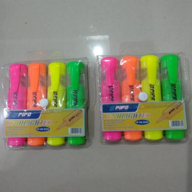 

Stabillo isi 4 pcs warna warni pink orange kuning dan hijau
