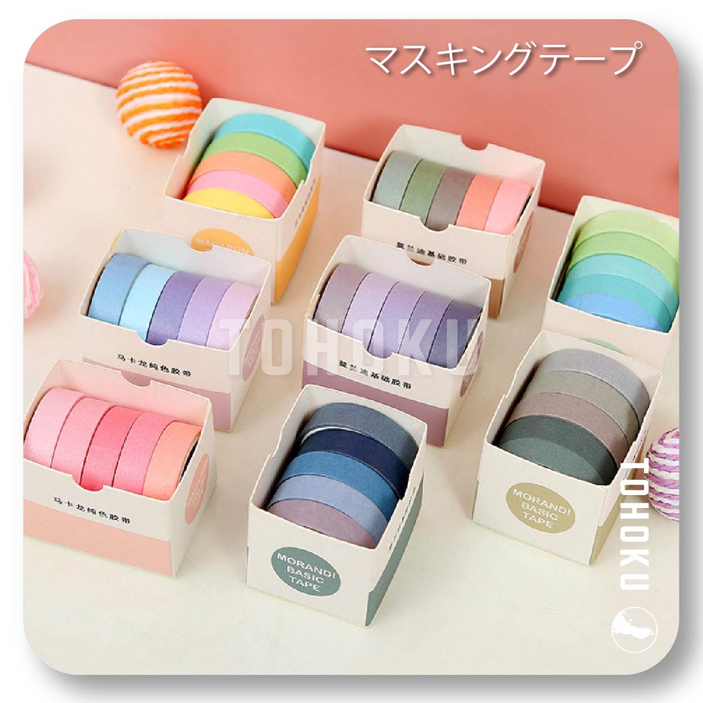 

Washi Tape Set Aesthetic Berkualitas - ECC