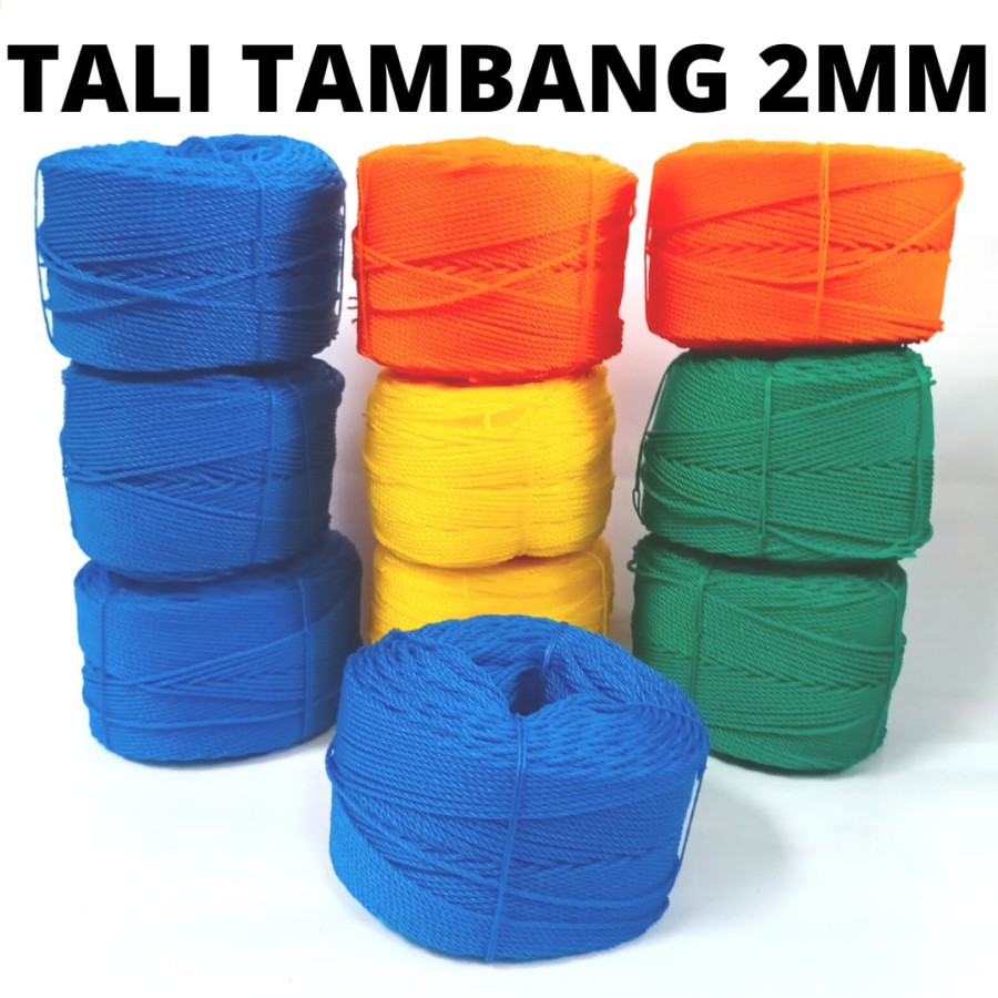 

Tali Tambang 2mm per roll - Tali Tampar / Tali Layangan / Tali Pertanian - Tali Tenda