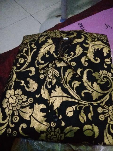 Real Picture Original Hem/kemeja Batik Anak Cowok Laki Laki 2-8 Tahun Dan 9-15th Murah Lengan Pendek