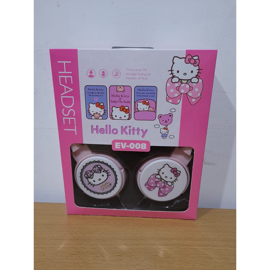 Headphone Karakter Headset EV-008 Karakter Lucu