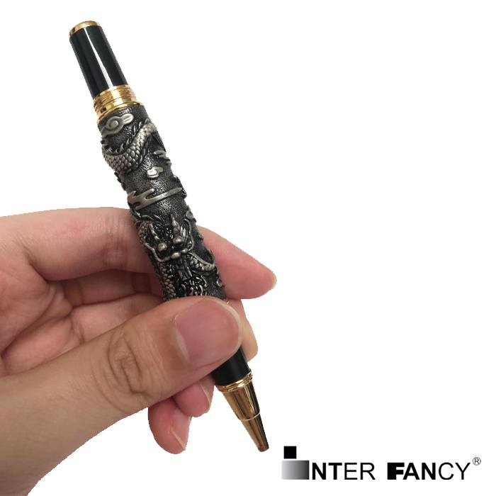 

Bolpen Jin Hao Tipe Roller Pen Two-sided Dragon Body Engraved 999-3