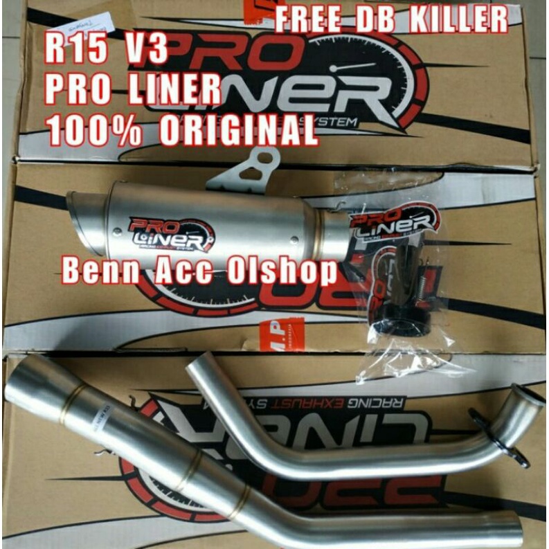 Jual Knalpot Pro Liner R V Tr Titan Original Shopee Indonesia