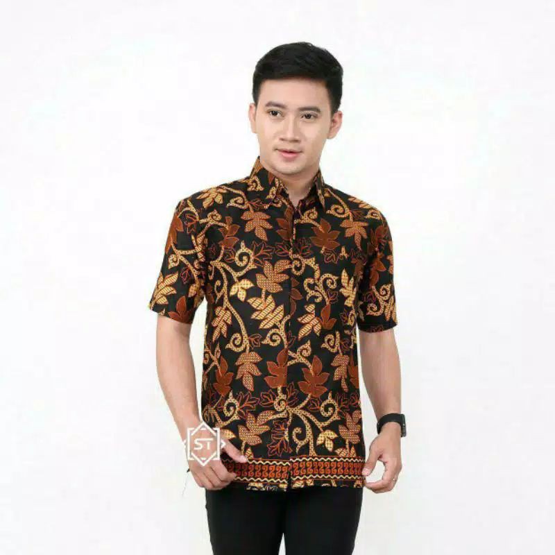 HEM BATIK PRIA JUMBO LENGAN PENDEK M-5XL