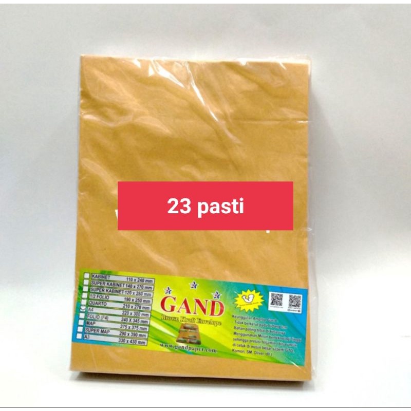 

amplop coklat A4 gan