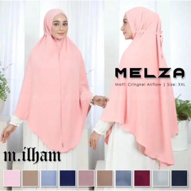 HIJAB BERGO INSTAN NON PED CRINKLE AIRFLOW UKURAN XL