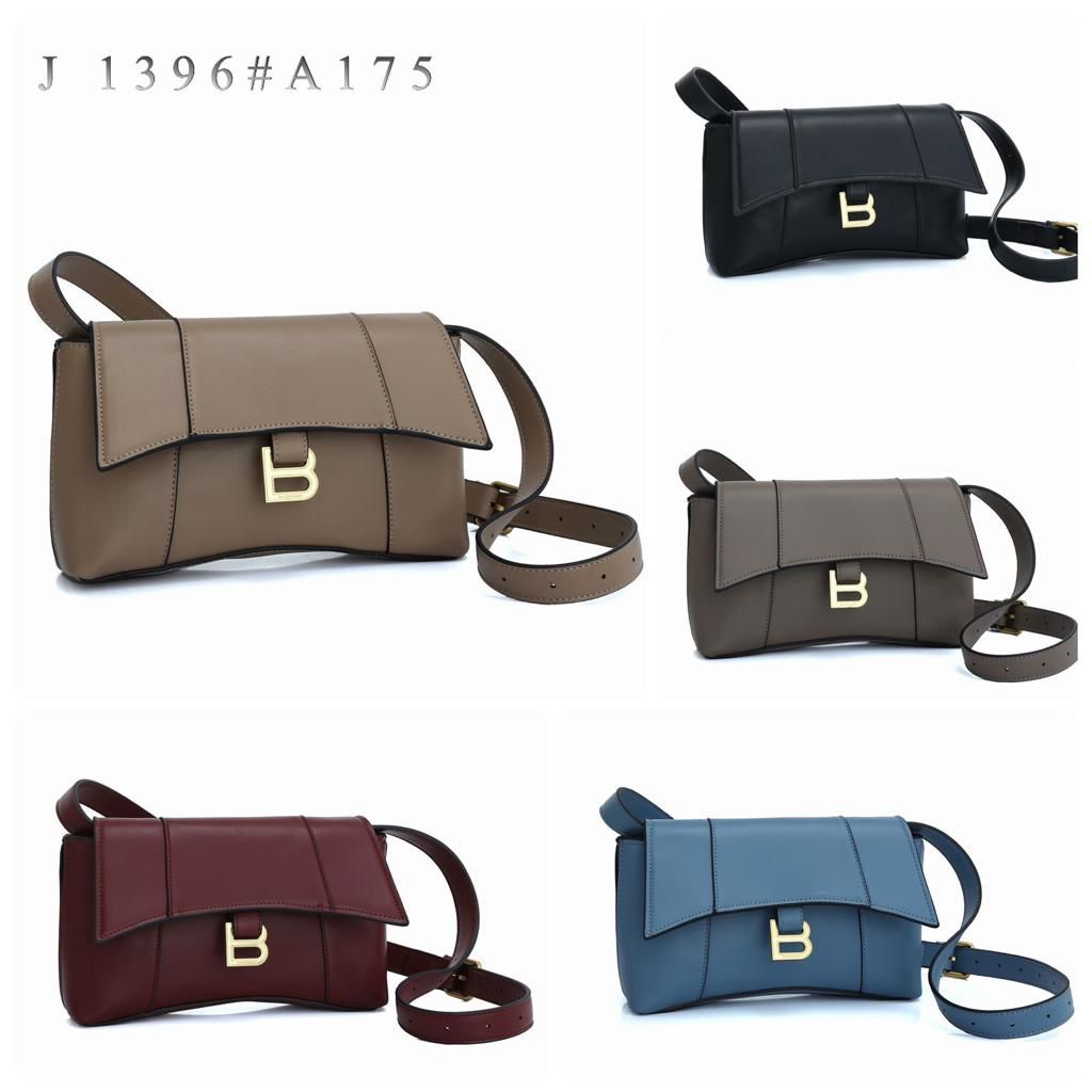 TAS WANITA BALENCIAGA HOURGLASS SHOULDER BAG 1396 A175