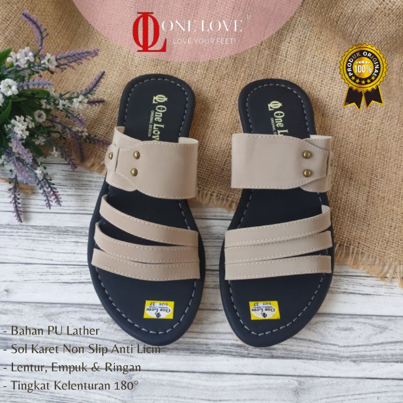 One Love Sandal Selop Wanita Terbaru One Love Original Branded Sandal Harian Wanita Sandal Cewek Kek