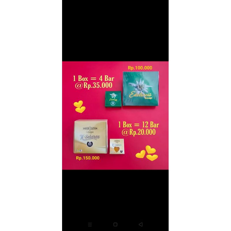 sabun edelweis /bulus