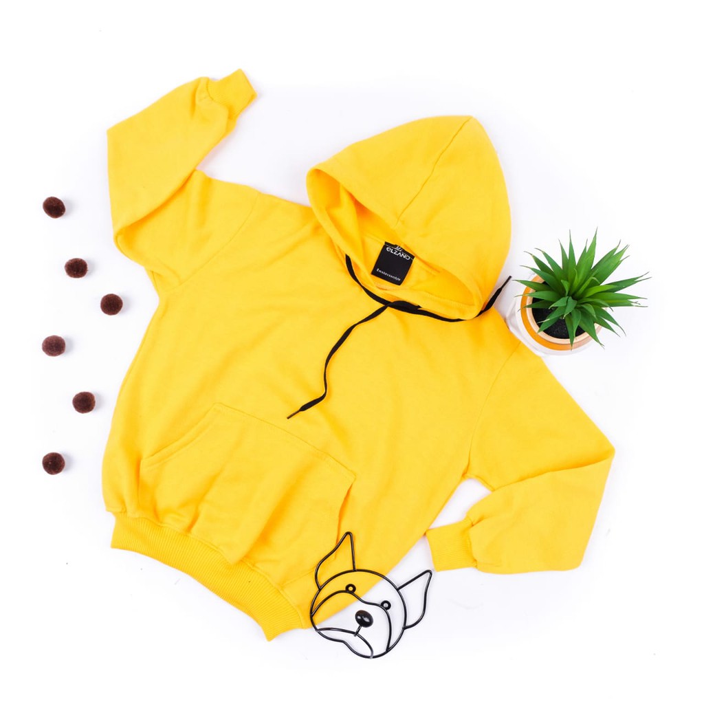 Public - Kids Natural - Jaket Hoodie Polos Anak - Jumper Anak Unisex