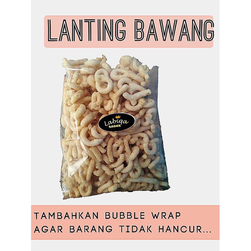 

Keripik Lanting / Klanting / Lanting Bawang 150 gr