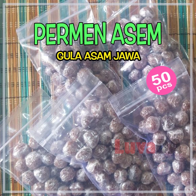 

Permen ASEM JAWA (Gula Asem) isi 50bj permen enak tanpa pemanis buatan