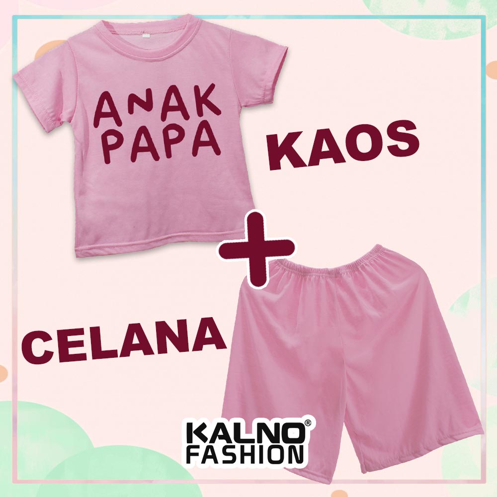 Baju + Celana Pendek bisa untuk laki laki dan perempuan lembut dan nyaman dipakai anak.