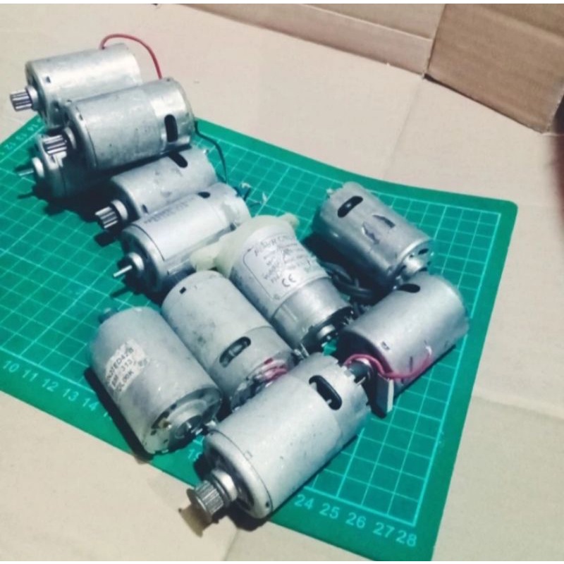 Motor permanen magnet 12-24vdc rpm tinggi bisa buat bor PCB dll