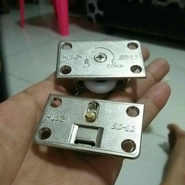 Roda Pintu Sliding Lemari Geser Model 388 Huben Sd12 Pasangan Rel U M