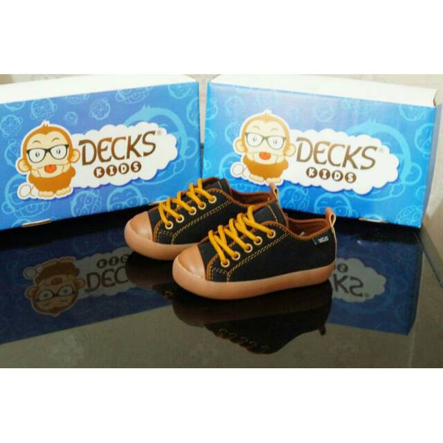 Sepatu Anak Decks Low Signore Pure Jeans Hitam