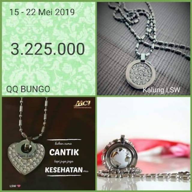 PAKET WOW MCI 2 free kalung pendant LSW HATI (Promo 15-22Mei'19)