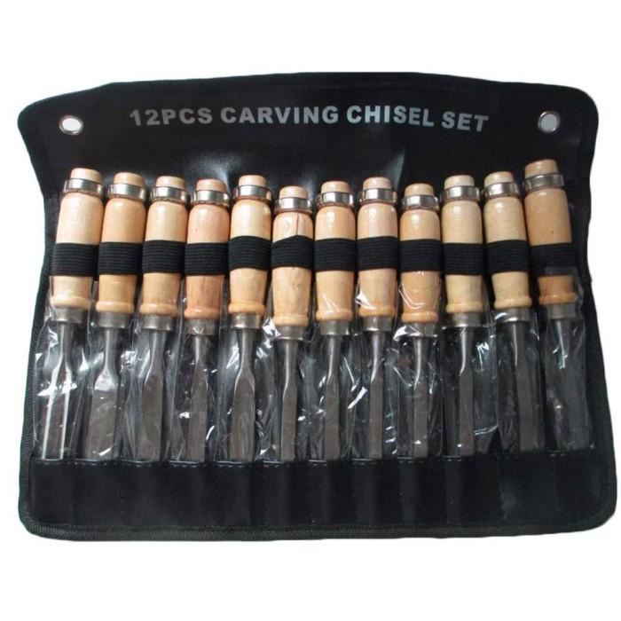 

Set Pisau Ukir Pahat Kayu 12 in 1 Wood Carving Art Knife -MU05