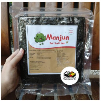

Manjun Nori HALAL Seaweed Rumput Laut Sushi Gimbap Korean Yaki Sushi Nori