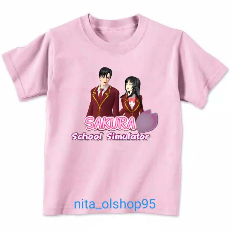 kaos sakura school simulator kaos anak karakter