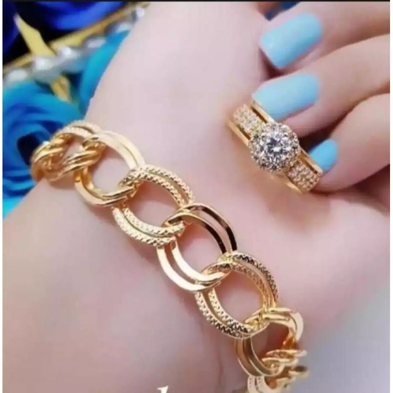 Xuping Gelang Rante free cincin P2346