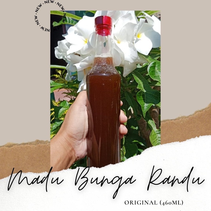 

100% MADU MURNI BUNGA RANDU / MADU BUNGA WADANG 460ml