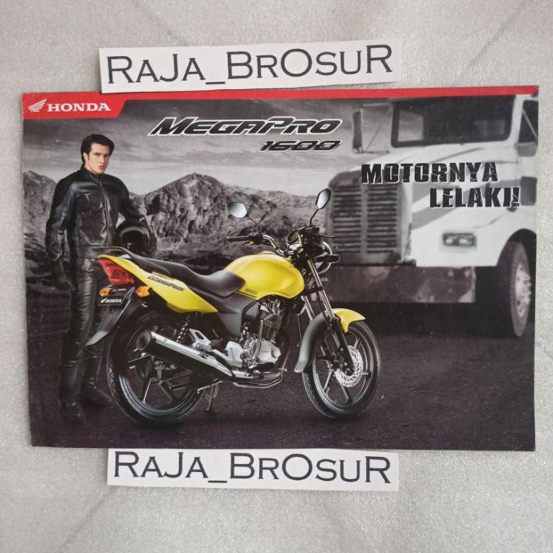 Poster brosur katalog leaflet Honda MegaPro Mega Pro Primus 2007