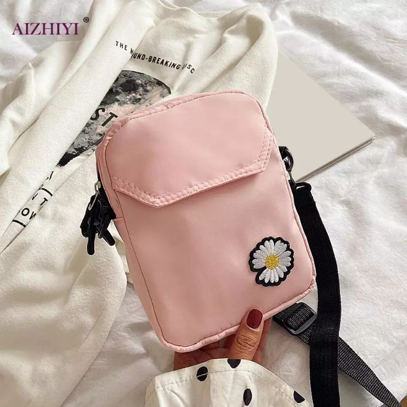 Tas Selempang Wanita Daisy Bunga Tas HP