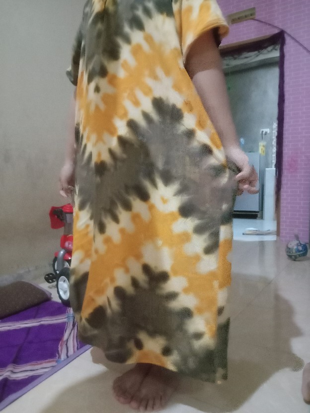 Daster Jumbo Valentine Coklat Queen Batik Pekalongan